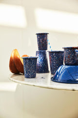 Kapka Flow Fest Small Blue Enamel Tumbler