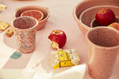 Kapka Flow Fest Small Pink Enamel Tumbler
