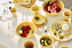 Kapka Flow Fest Yellow Enamel Mug