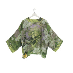 One Hundred Stars Hydrangea Lime Green Kimono