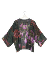 One Hundred Stars Indian Lily Forest Kimono