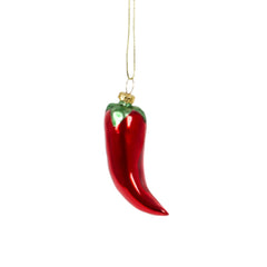 Sass & Belle Mexican Chili Pepper Shaped Bauble Christmas Tree Decoration