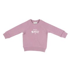 Bob & Blossom - Violet 'Believe in Magic' Sweatshirt
