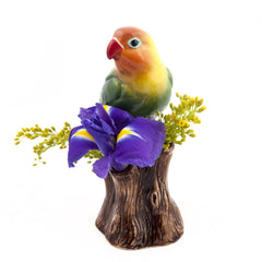 Quail Ceramics Lovebird Vase