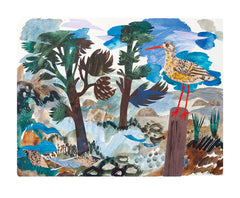 Art Angels - Redshank Mixed-media Collage by Mark Hearld