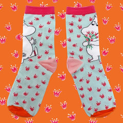 House of Disaster Moomin Bouquet Printed Socks