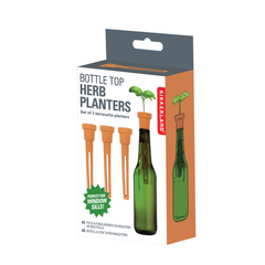 Kikkerland Herb Planter Bottle Top