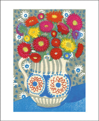 Art Angels - Asters in a Bloomsbury Jug by Matt Underwood