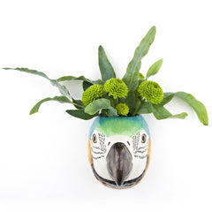Quail Ceramics Macaw Petit Wall Vase