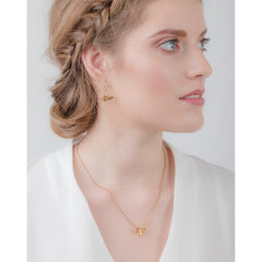 Amanda Coleman Gold Bee Necklace
