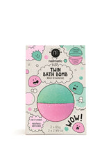 Nailmatic Kids Bath Bomb Twin - Pink & Lagoon Green