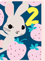 Noi Publishing Age 2 Strawberry Birthday Card