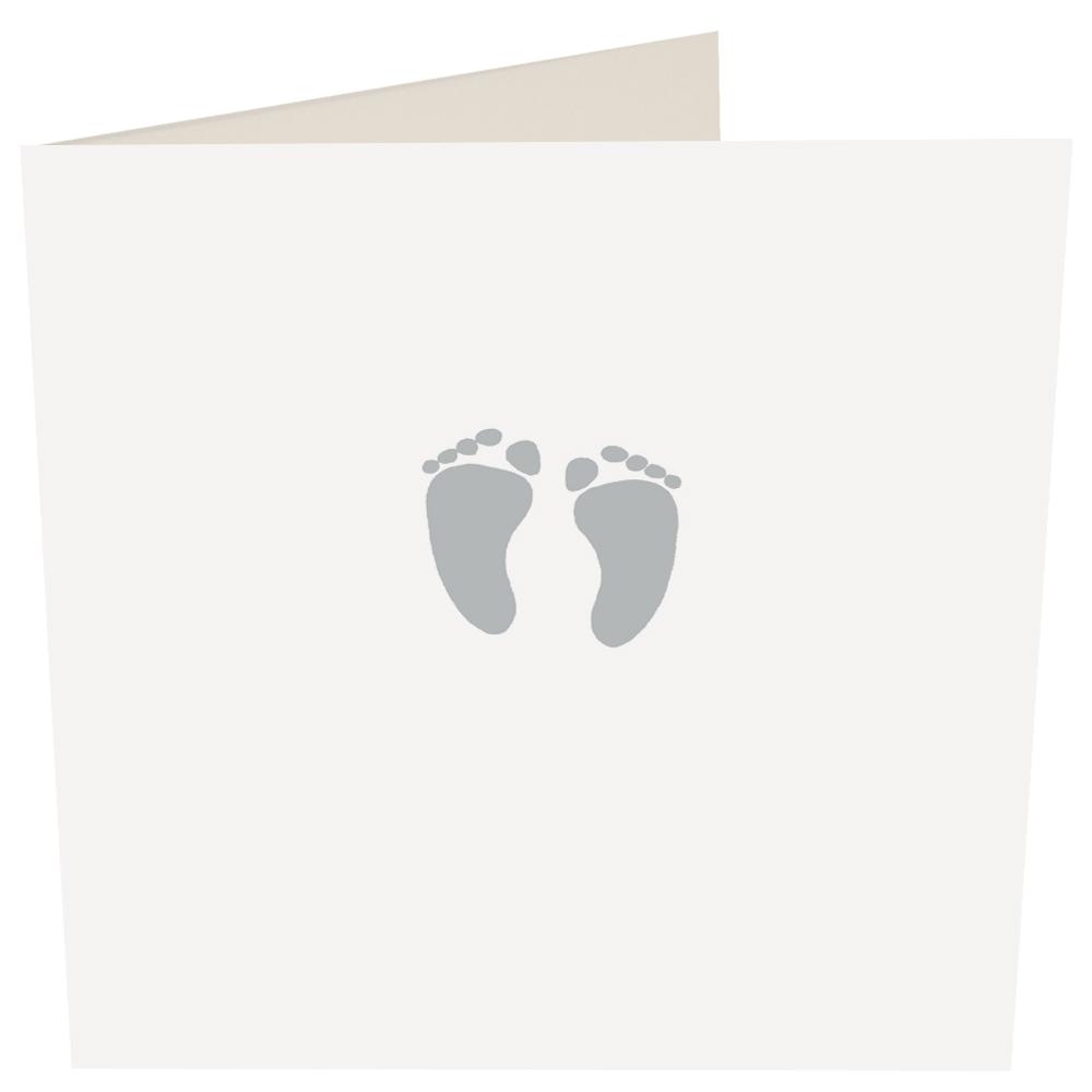 Baby Feet Greeting Card -Caroline Gardner