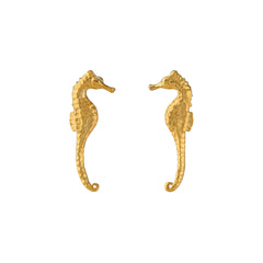 Alex Monroe Seahorse Stud Earrings