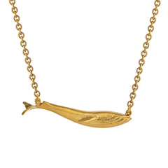 Alex Monroe Blue Whale Necklace