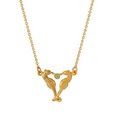 Alex Monroe Seahorse Companion Necklace