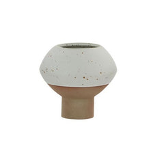OYOY Living Hagi Mini Vase - White / Light Brown