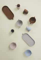 OYOY Mini Dusty Blue / Clay Tiny Inka Bowl - Set of 2