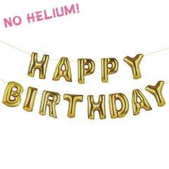 Giant Birthday Foil Balloon Bunting - ‘Happy Birthday’ - Talking Tables