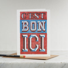 Pressed And Folded C’est Bon Ici