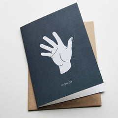 Pressed and Folded ‘Howdy’