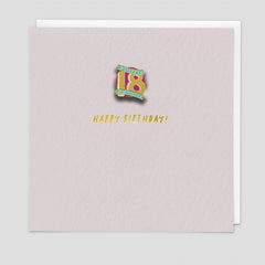 Age 18 Red Back Cards Piñata - With Enamel Pin