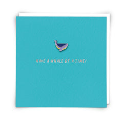 Whale Pin Card - Redback Cards