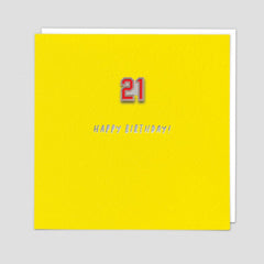 Age 21 Red Back Cards Piñata - With Enamel Pin