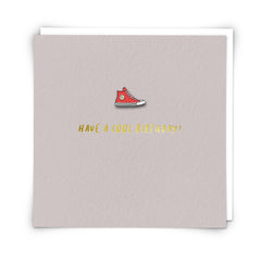 High Top Enamel Pin Card - Redback Cards