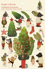 Roger La Borde Festive Pop & Slot Advent Calendar - Christmas Procession