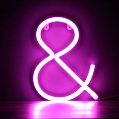 Neon LED Letter - Pink