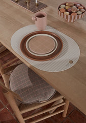 OYOY Living Ribbo Placemat Offwhite - Set of 2