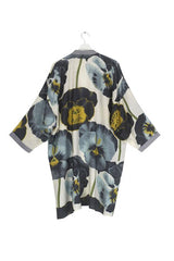 One Hundred Stars Pansy Collar Kimono