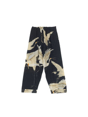 One Hundred Stars Lounge Wear Pants - Stork Black
