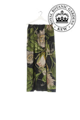 One Hundred Stars Passion Flower Black Scarf