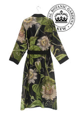 One Hundred Stars Passion Flower Black Gown