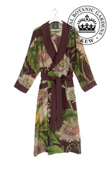 One Hundred Stars Passion Flower Burgundy Gown
