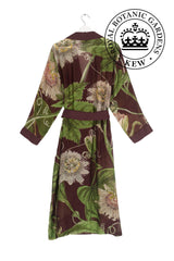 One Hundred Stars Passion Flower Burgundy Gown
