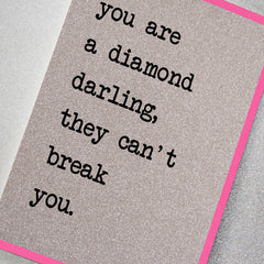 Five Dollar Shake - You Are a Diamond Darling Card