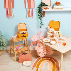 Sass & Belle Earth Rainbow Rug With Tassels