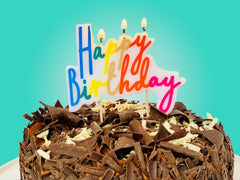 Talking Tables Rainbow Happy Birthday Candles