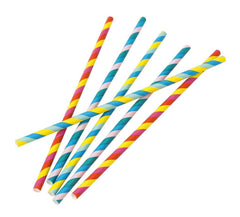 Rainbow Paper Straws