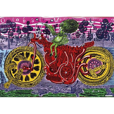Selfie With Political Causes Greeting Card - Artpress by Grayson Perry