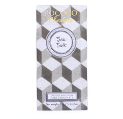 Rococo Chocolates - Dark Chocolate Sea Salt Bee Bar