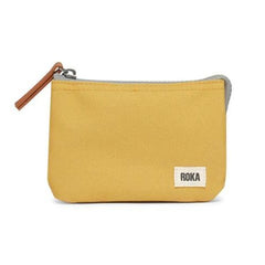 Roka Carnaby Small Sustainable Canvas Flax Wallet