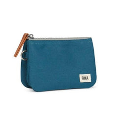 Roka Carnaby Small Sustainable Canvas Marine Wallet