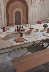 OYOY Living Toppu Tray Large - Caramel / Rose