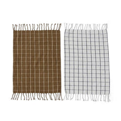 OYOY Living Gobi Tea Towel Camel / Offwhite - Set of 2