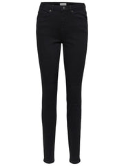 Selected Femme Maggie HW Skinny Black Jeans