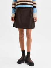 Selected Femme Fibi Leather Skirt